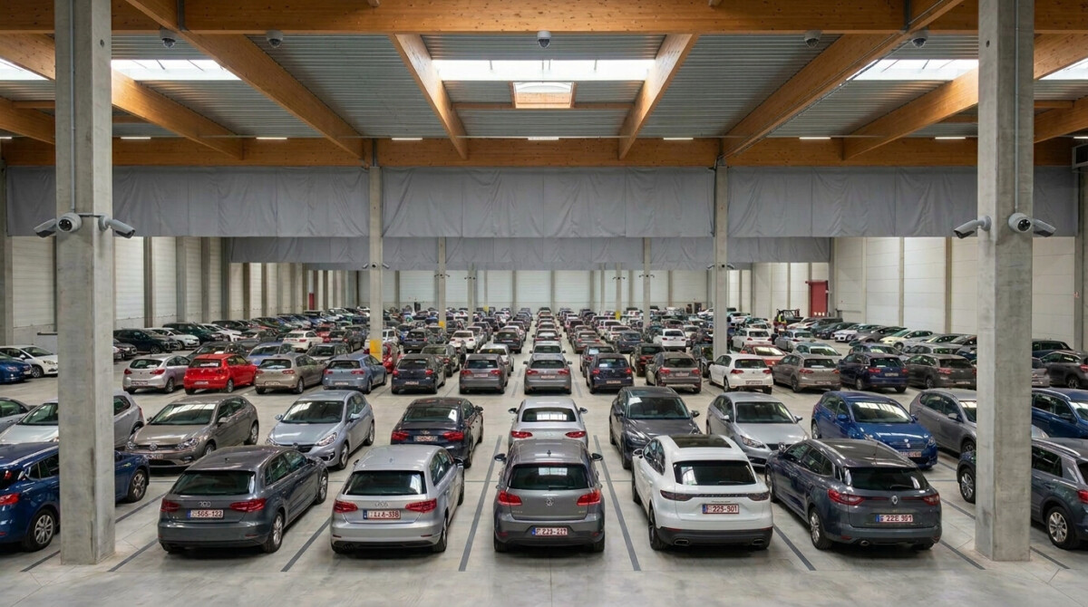 Parking intérieur couvert Steveny Park, 400 places à proximité de Charleroi Airport